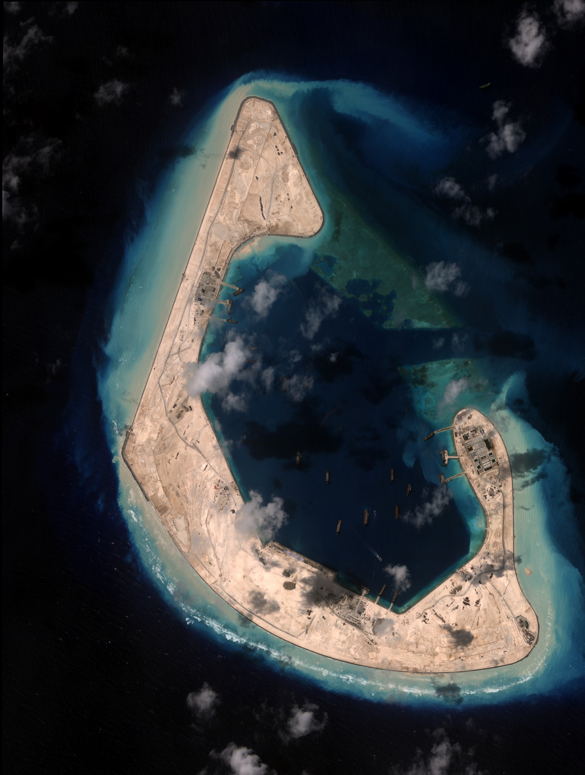 Antelope Reef: da barriera corallina a isola artificiale in meno di un anno